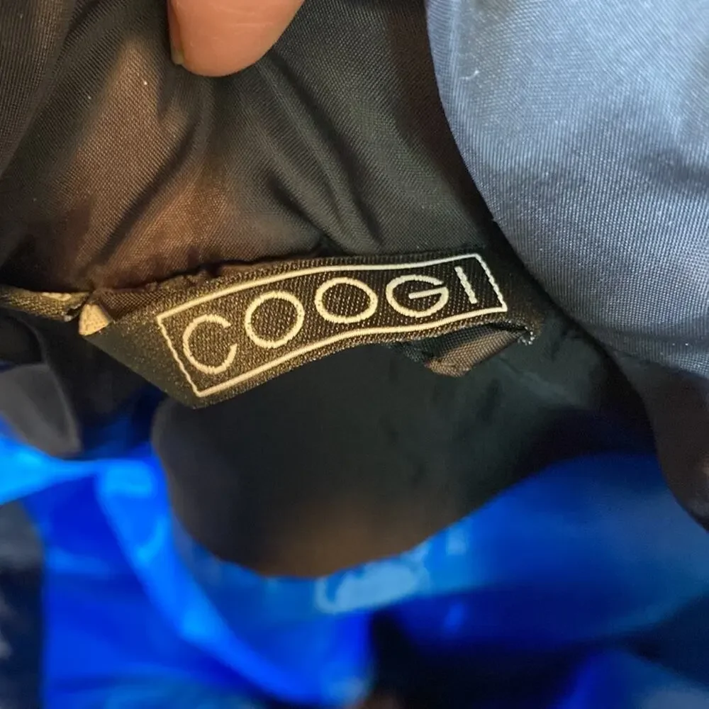 Coogi Multi Colored Puffer Vest with Belt Size Large 12/14